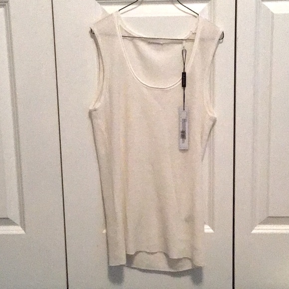 Elie Tahari 🌸 Wool Cashmere Polyester blend sweater tank - Picture 5 of 9